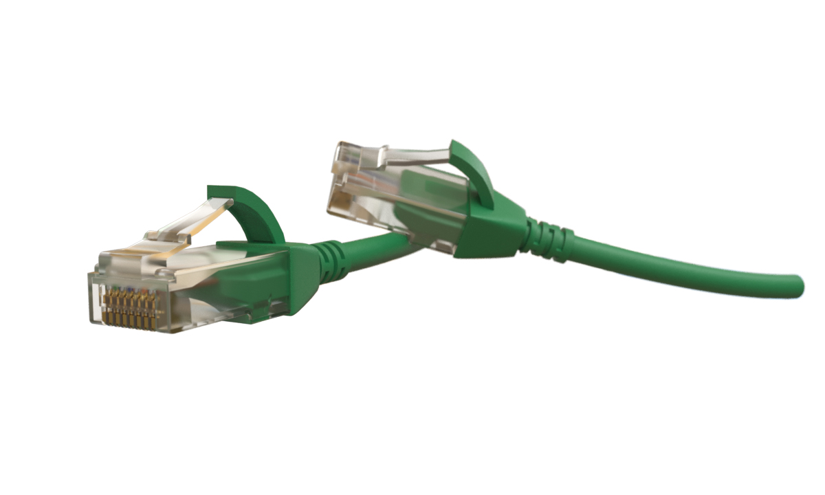 Hyperline PC-LPT-UTP-RJ45-RJ45-C6-3M-LSZH-GN
