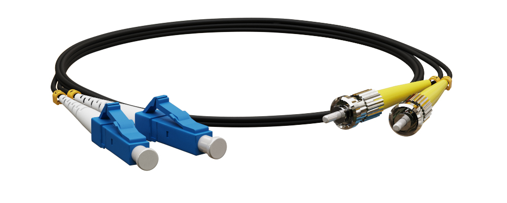 Hyperline FC-D2-9-LC/UR-ST/UR-H-3M-LSZH-BK