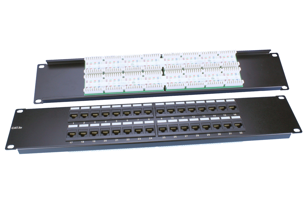Hyperline PP3-19-32-8P8C-C5E-110D