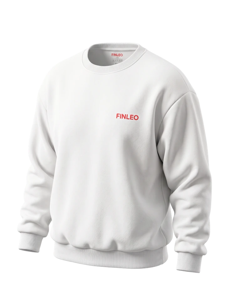 Белый свитшот FINLEO