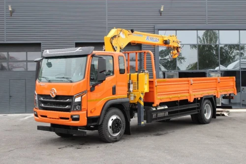Автомобиль DAYUN CGC1120D грузовой бортовой с КМУ XCMG SQS 125-4