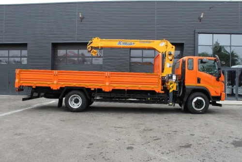 Автомобиль DAYUN CGC1120D грузовой бортовой с КМУ XCMG SQS 125-4
