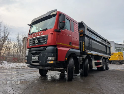 Самосвал SITRAK 8x4 24 диаметр колес