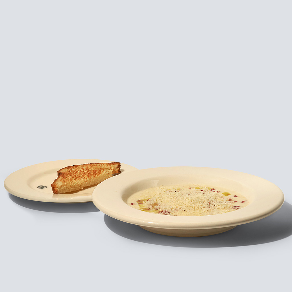 сырный суп с пастрами