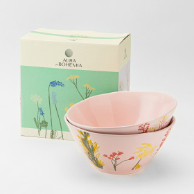 Набор салатников "Color of Spring" 16 см, 2 шт, розовый