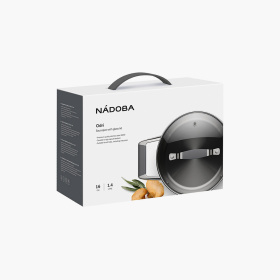 Кастрюля с крышкой ODRI 1.4 л, d 16 см