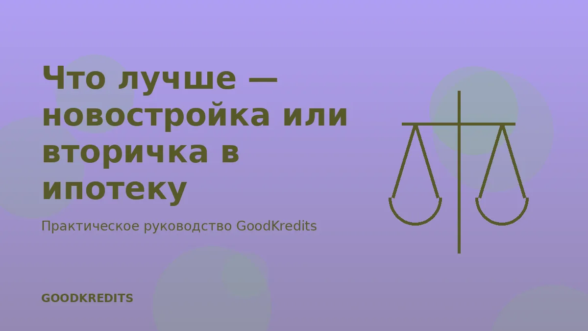 Что лучше — новостройка или вторичка в ипотеку