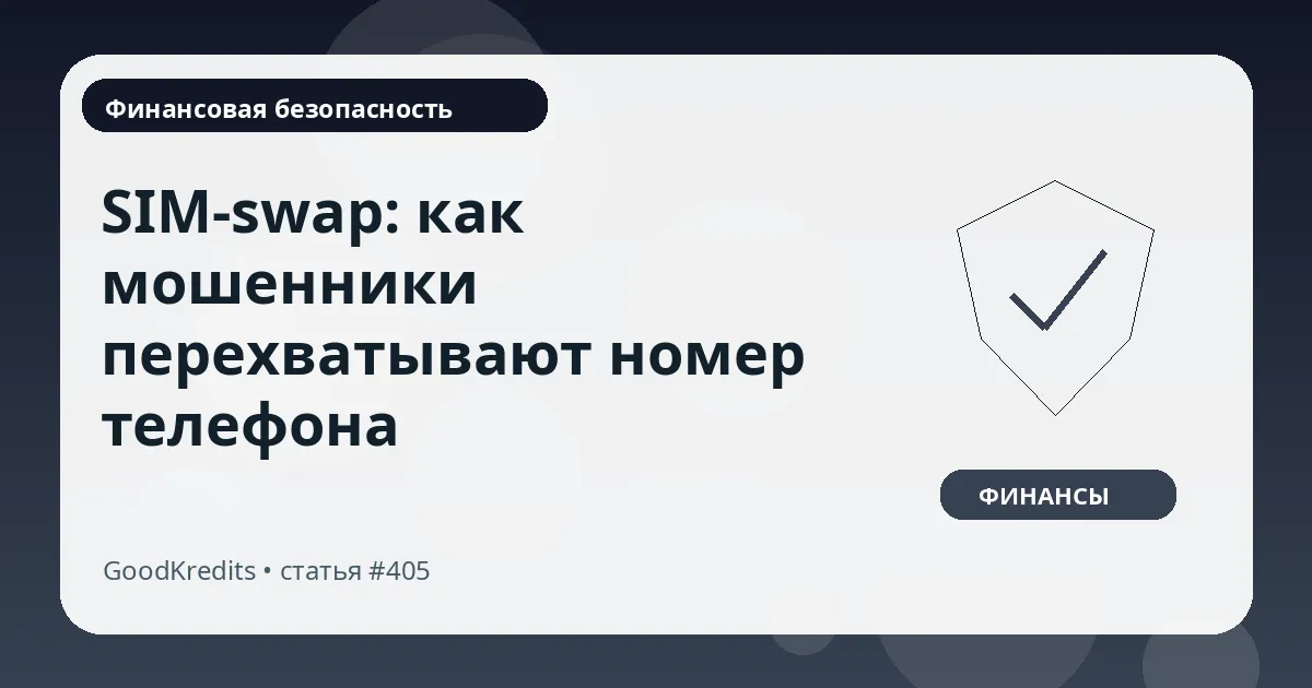 SIM-swap: как мошенники перехватывают номер телефона