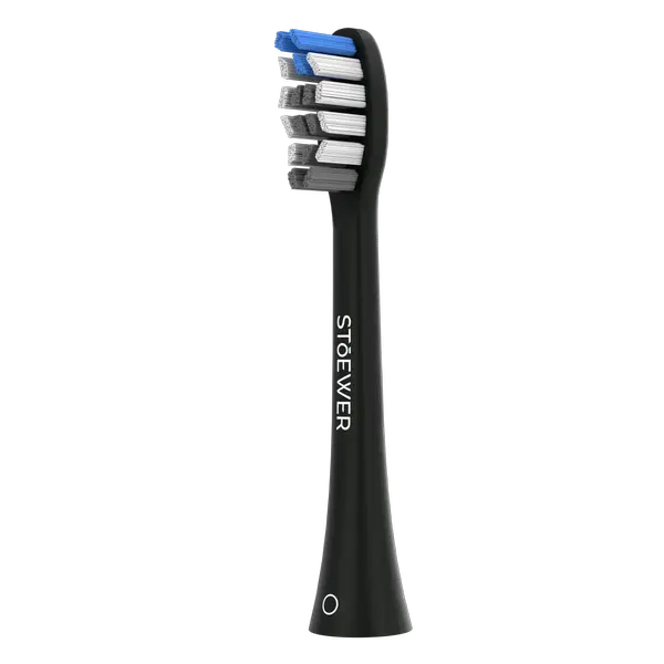 Насадки классические для электрической зубной щетки Stoewer SoniBrush M5, 4 шт. (Black) - изображение 2