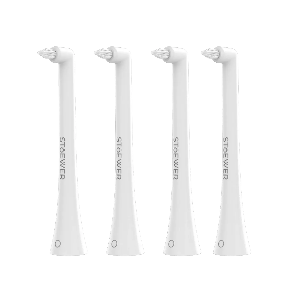 Насадки монопучковые для электрической зубной щетки Stoewer SoniBrush M5, 4 шт. (White)