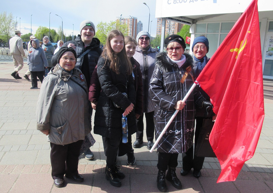 В одном строю в День Победы!