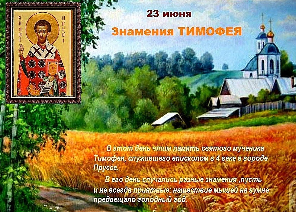 Знамения Тимофея: Каких пророчеств следует ждать в этот день