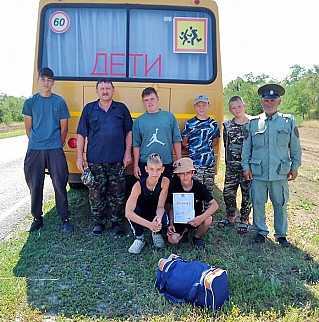 Обливские казачата приняли участие в военно-полевых сборах