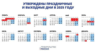 Как будем работать и отдыхать в 2025 году?