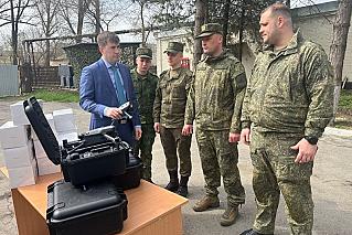 Бойцы южной группировки войск получили очередную партию БПЛА от правительства Ростовской области