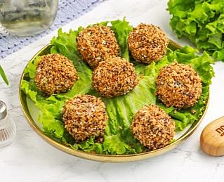 Шарики из печени трески с творогом
