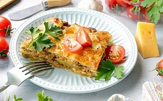 Кето-лазанья с кабачком