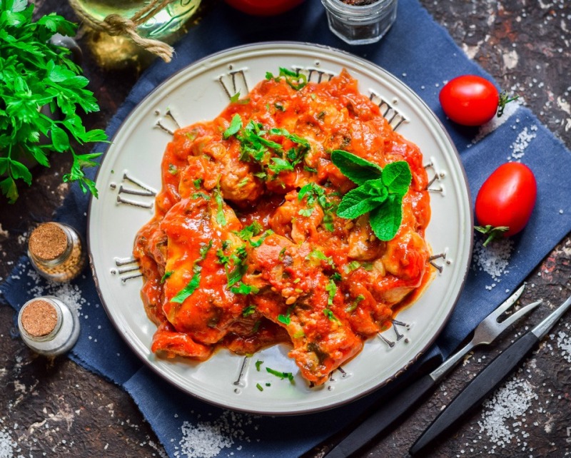 Чахохбили с курицей