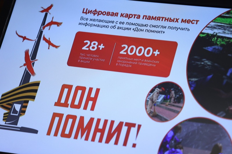 «Дон помнит»: свыше 28 тысяч жителей области приняли участие в патриотической акции