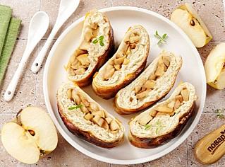 Пирог на дрожжах с яблоками