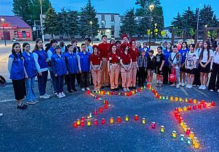 В Обливской прошла акция «Свеча памяти»