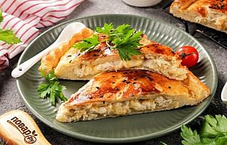 Бездрожжевой пирог с курицей