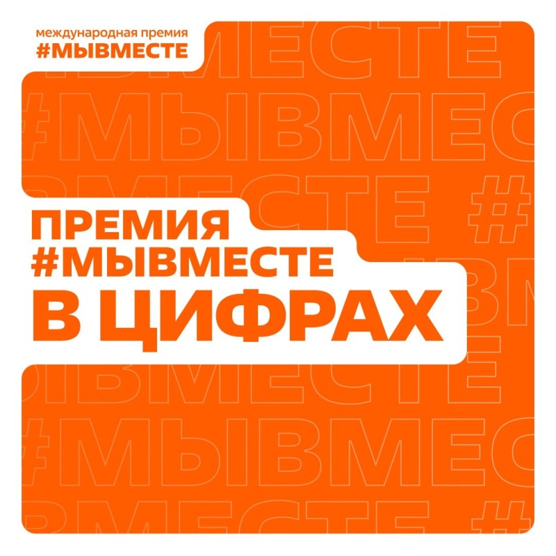 Международная Премия #МЫВМЕСТЕ: добрые дела на благо общества