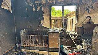 В Ростовской области пожар оставил без жилья многодетную семью