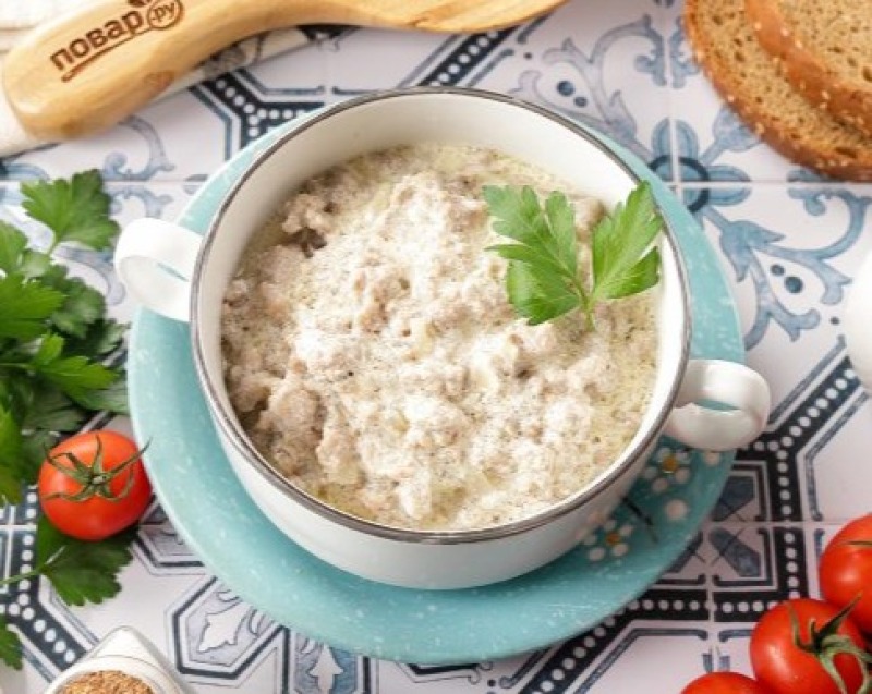 Фарш со сливками