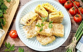 Рулет из лаваша с сыром