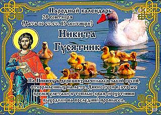 Никита Гусятник: что 28 сентября может предсказать поведение гусей?