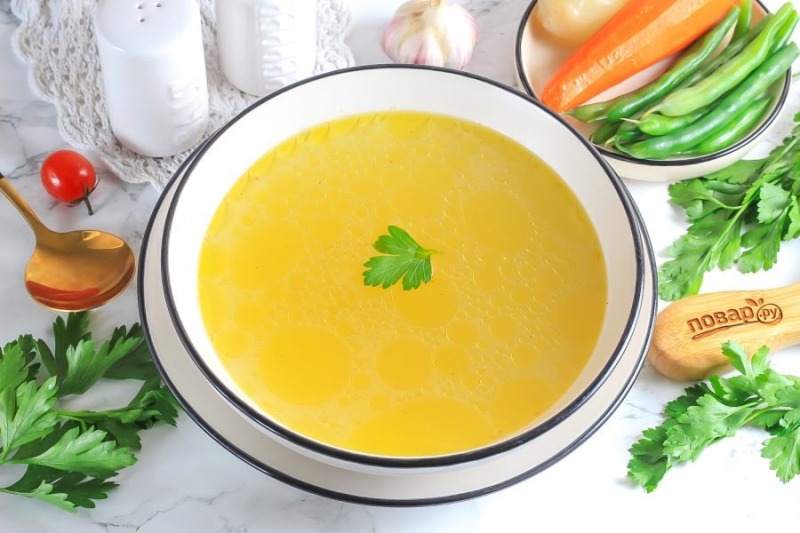Секреты вкусного и красивого бульона
