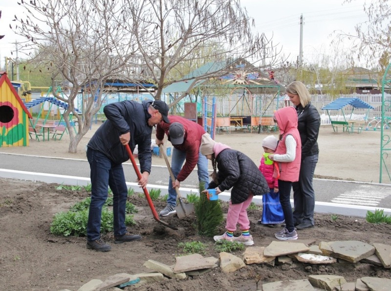 Дни древонасаждения прошли в Обливском и Советском районах