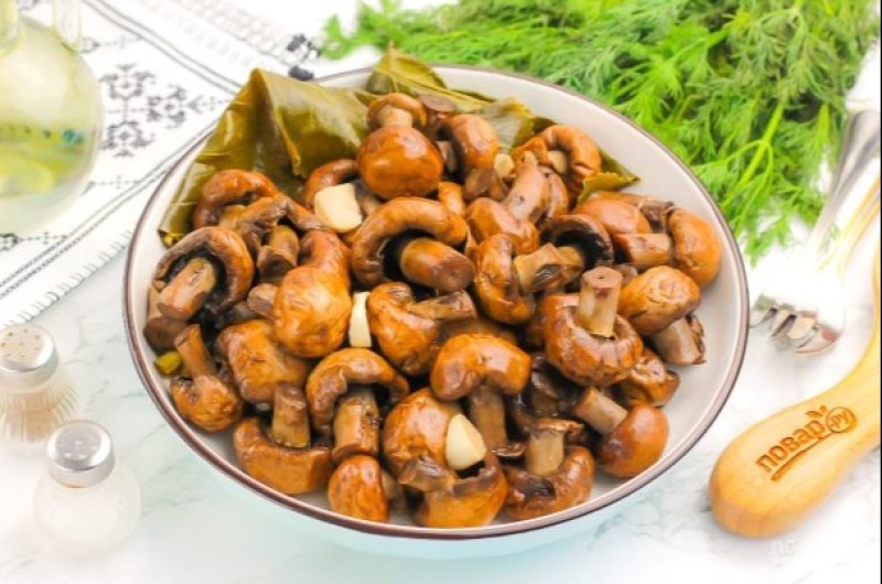 Засолка шампиньонов холодным способом