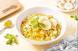 Овсянка с куркумой