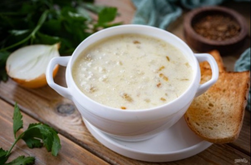 Сливочный луковый суп