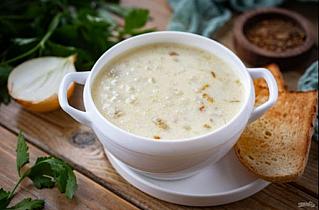 Сливочный луковый суп