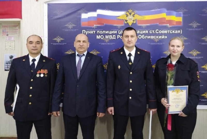 Главы районов поблагодарили полицейских за их труд