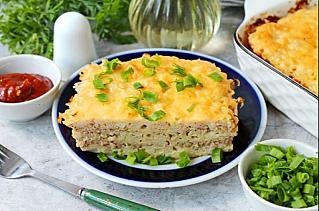 Макаронная запеканка с фаршем