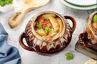 Картофель в горшочках