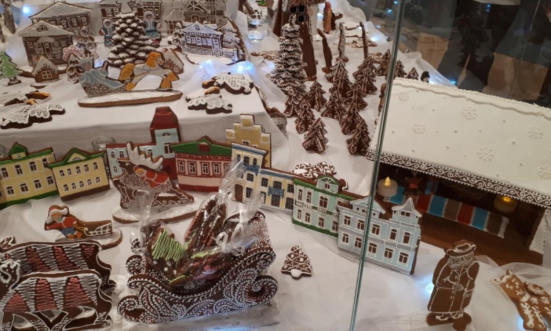 В Архангельске испекли из теста город