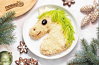 Фруктовый салат на Новый год Лошади