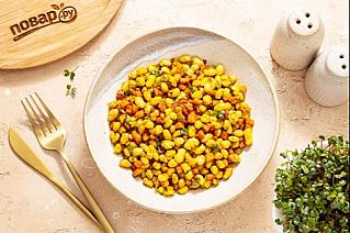 Фасоль с луком