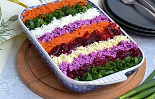 Салат "Радуга"