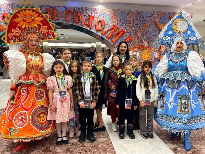 Юная обливчанка побывала на Кремлевской елке