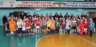 В Обливской прошел Рождественский турнир для юных футболистов