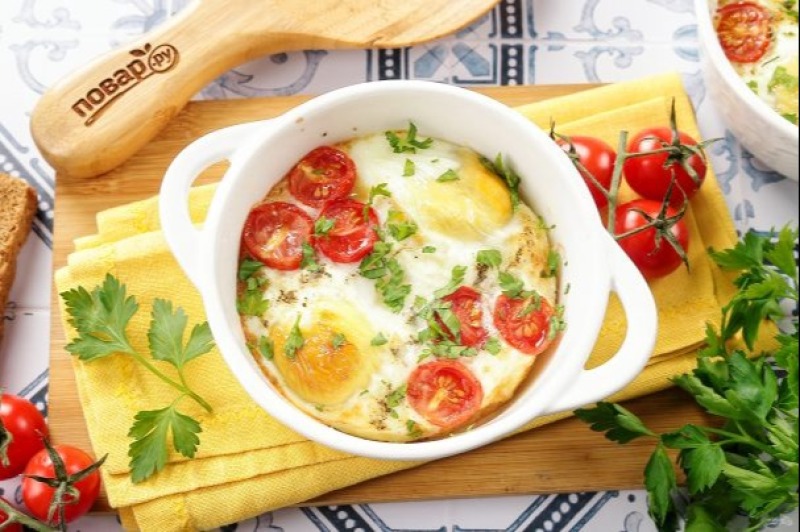 Яичница в аэрогриле