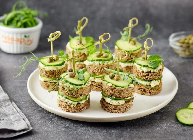 Канапе Веганские