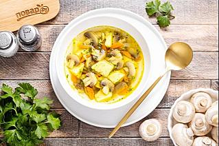 Суп из свежих шампиньонов