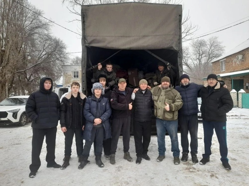 Очередной гуманитарный конвой отправлен из Обливской в зону СВО